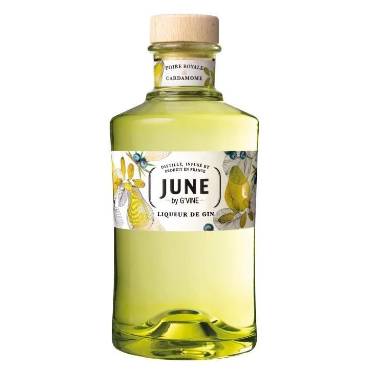 June by G'Vine - Poire Royale & Cardamome - Liqueur de gin - 30,0 % Vo