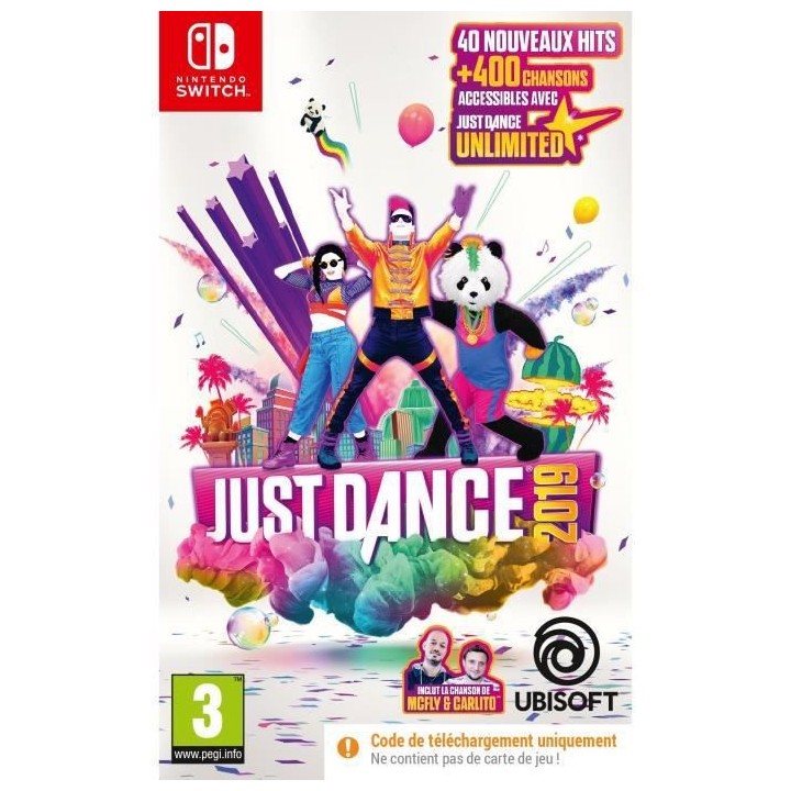 JUST DANCE 2019 Jeu Switch (Code de téléchargement)