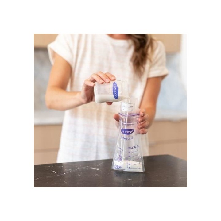 LANSINOH Sachets de conservation du lait maternel 50 Pcs