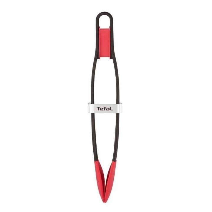 TEFAL INGENIO Pince a aliments K2060714 noir et rouge