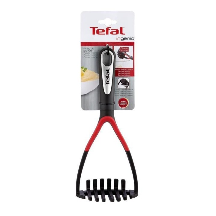 TEFAL INGENIO Presse-purée K2071214 noir et rouge.
