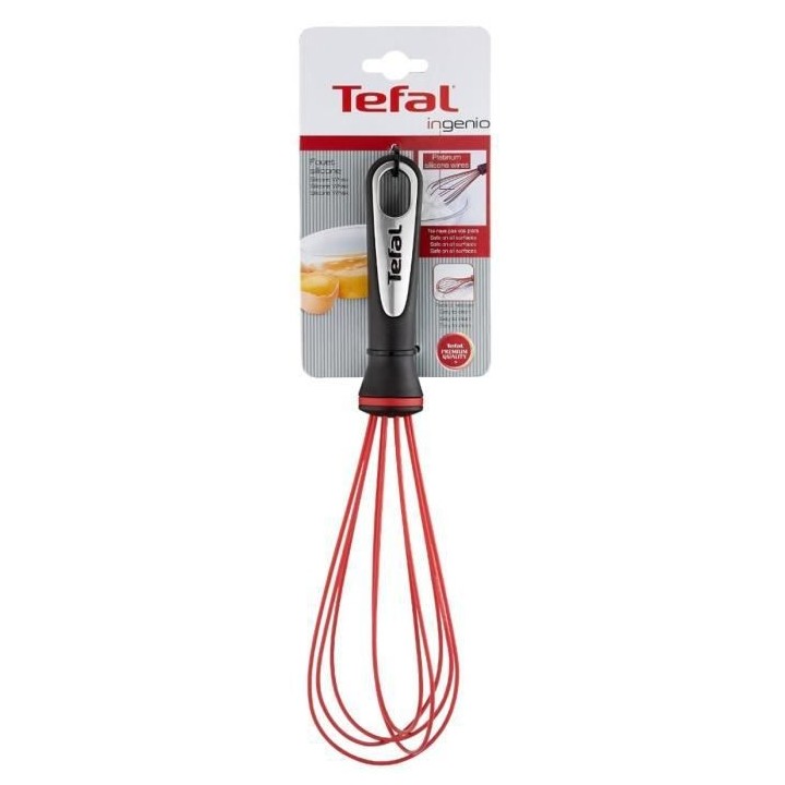 TEFAL INGENIO Fouet K2071714 rouge et noir