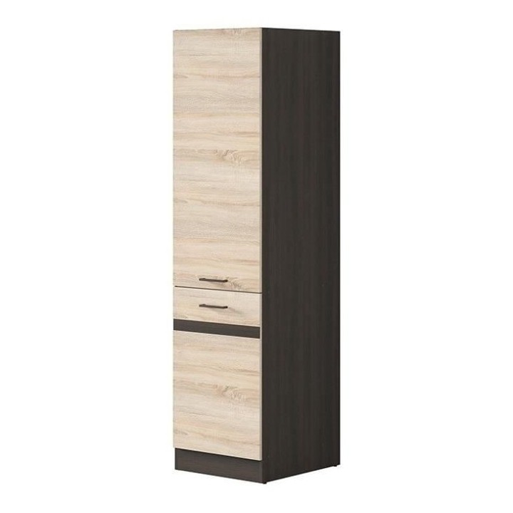 JUNONA Colonne de cuisine L 50 cm - Décor chene sonoma