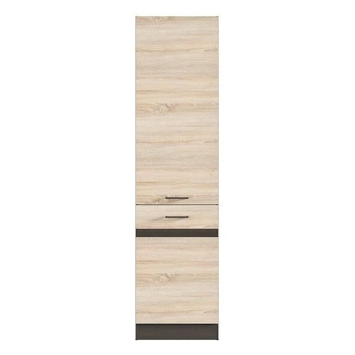 JUNONA Colonne de cuisine L 50 cm - Décor chene sonoma