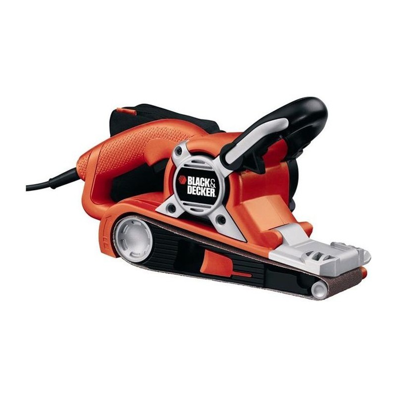 Ponceuse a bande Filaire 720W BLACK+DECKER - Poignée Réglable - KA88-QS