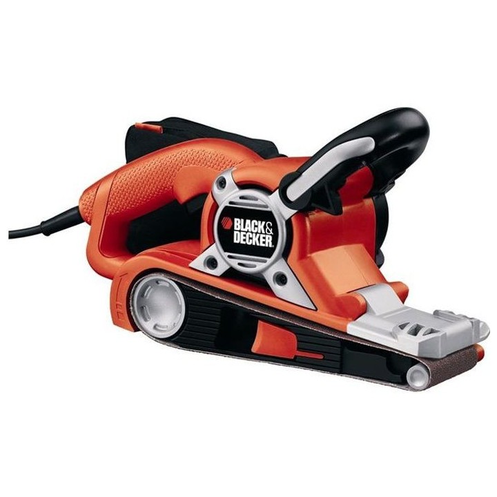 Ponceuse a bande Filaire 720W BLACK+DECKER - Poignée Réglable - KA88