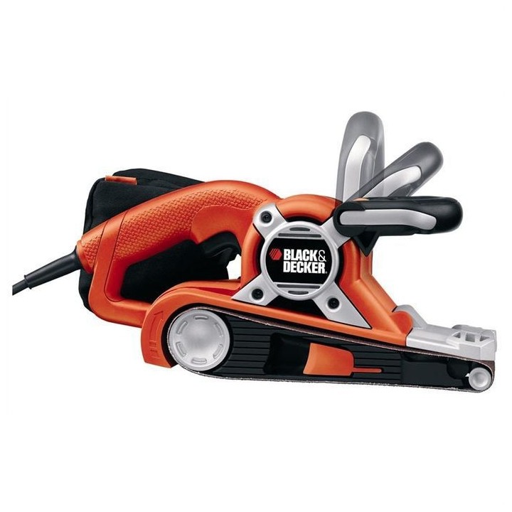 Ponceuse a bande Filaire 720W BLACK+DECKER - Poignée Réglable - KA88