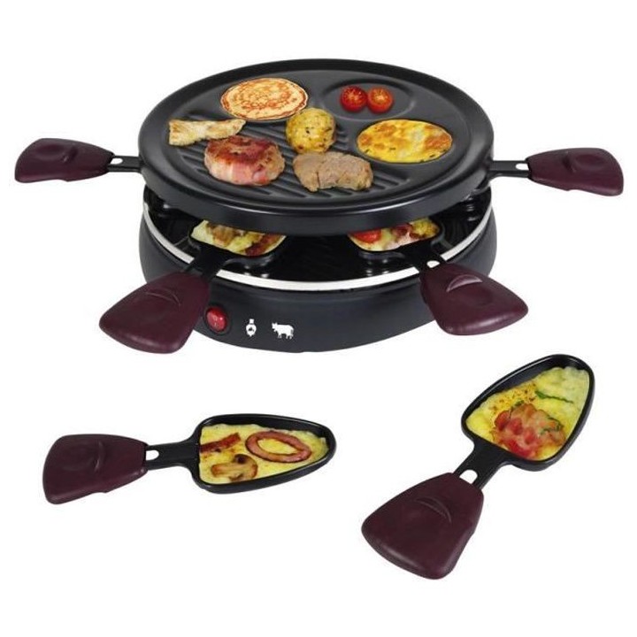 KALORIK TKG RAC 1008 CS Appareil a raclette 6 personnes – Noir
