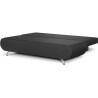 Banquette convertible avec le coffre - Tissu graphite - L210 x P92 x H80 cm - KALIOPE