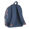 KANABEACH Sac a dos Borne 1 Compartiment Bleu/Orange Enfant