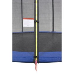 Trampoline Ø 360 cm Bleu MAXI ECO - KANGUI - Avec Filet, Echelle, Couverture de Protection