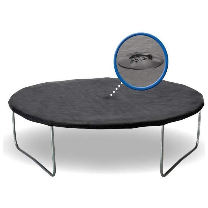 Trampoline MAXI ECO Ø 430 cm Bleu - Avec Filet, Echelle, Couverture d
