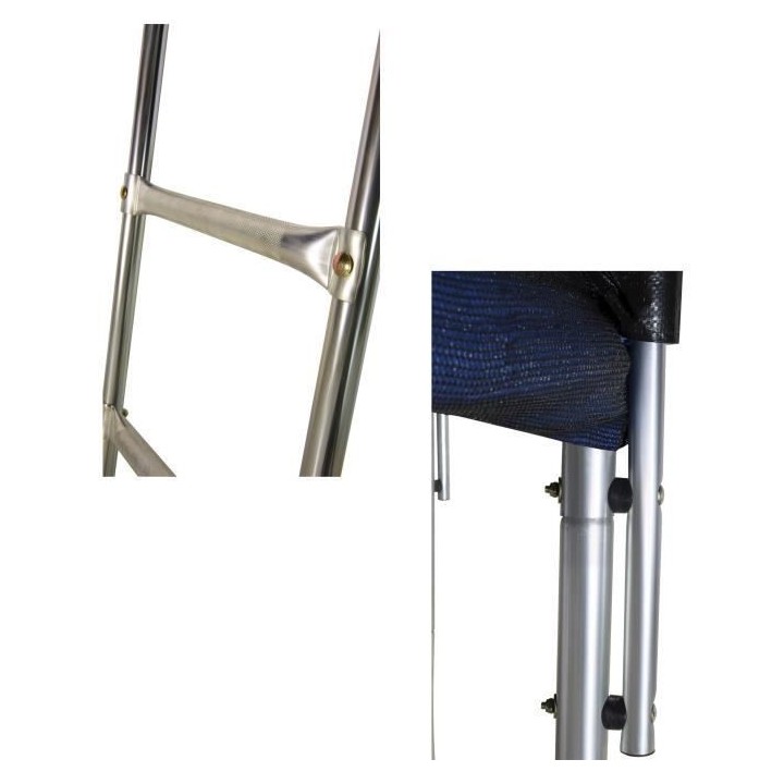 Trampoline MAXI ECO Ø 430 cm Bleu - Avec Filet, Echelle, Couverture d