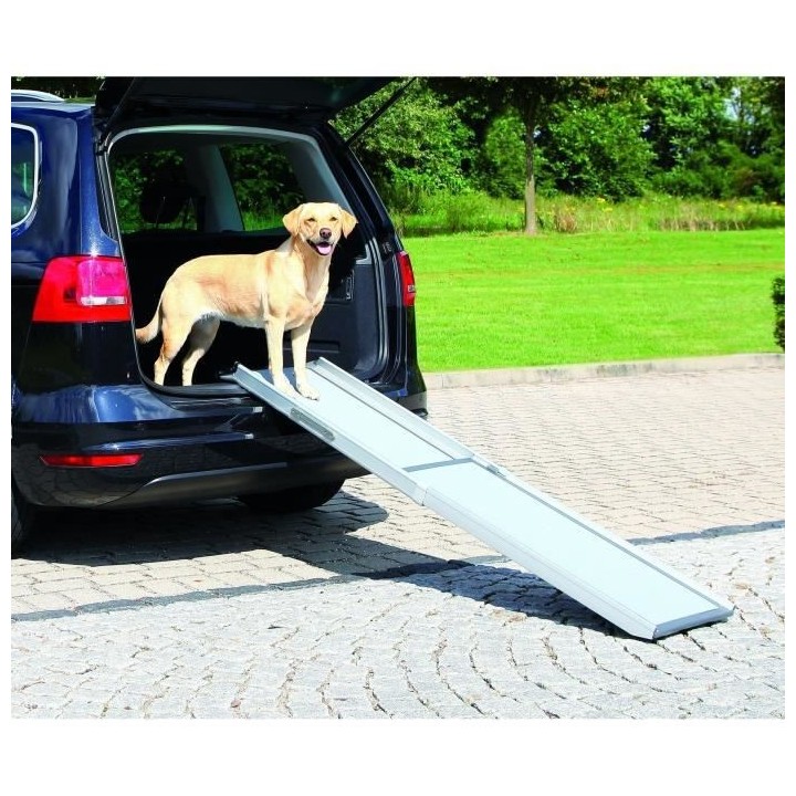 TRIXIE Rampe télescopique d'animaux Petwalk 120 kg 100-180 cm Gris 39