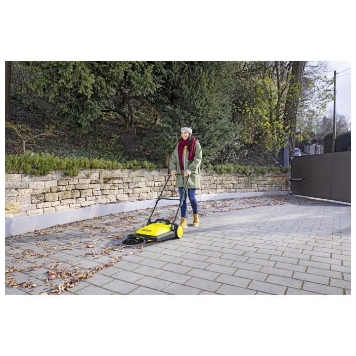 KARCHER Balayeuse mécanique S 4 - Jaune et noir