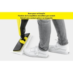 KARCHER SC3 UPRIGHT EASYFIX Balai vapeur pret en 30 secondes 3 réglages de vapeur pour différents types de sols