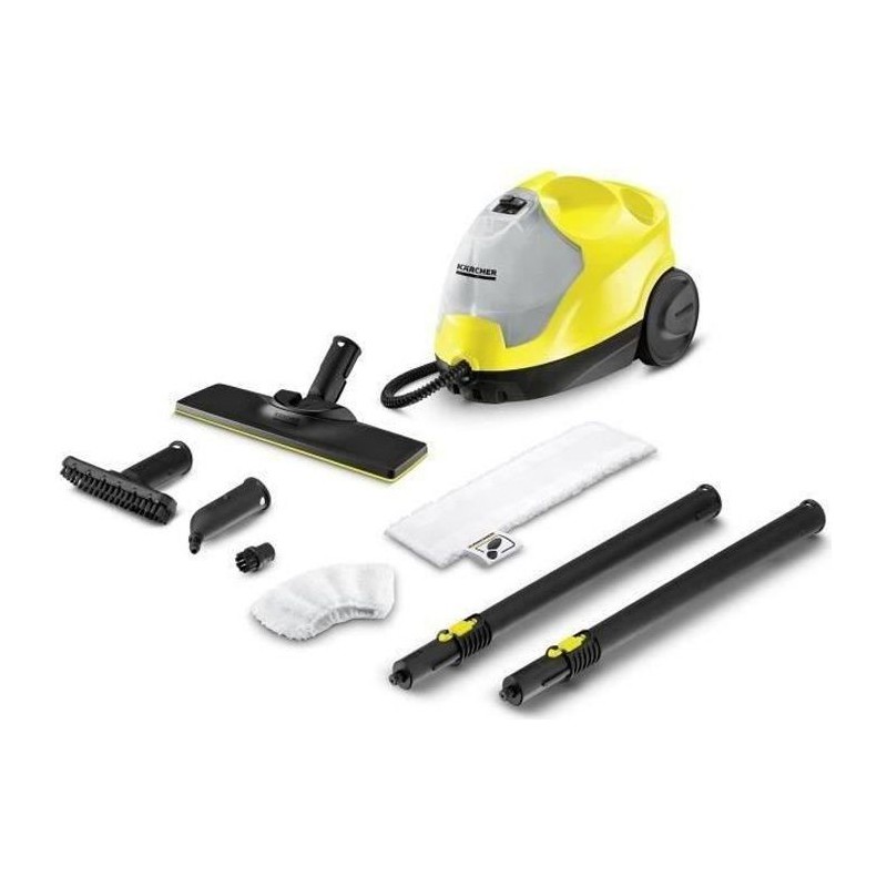 Karcher SC4 Easyfix - Nettoyeur vapeur autonomie illimitée - 2000 w 3.5 bars - Elimine jusqu'a 99.99 % des virus et bactéries