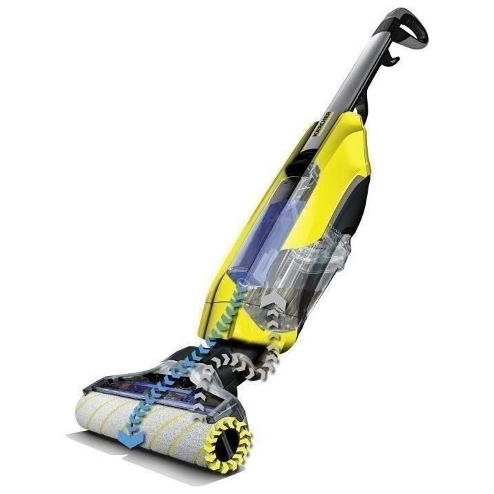 KARCHER FC5 - Nettoyeur de sols 2 en 1 avec systeme d'aspiration optim