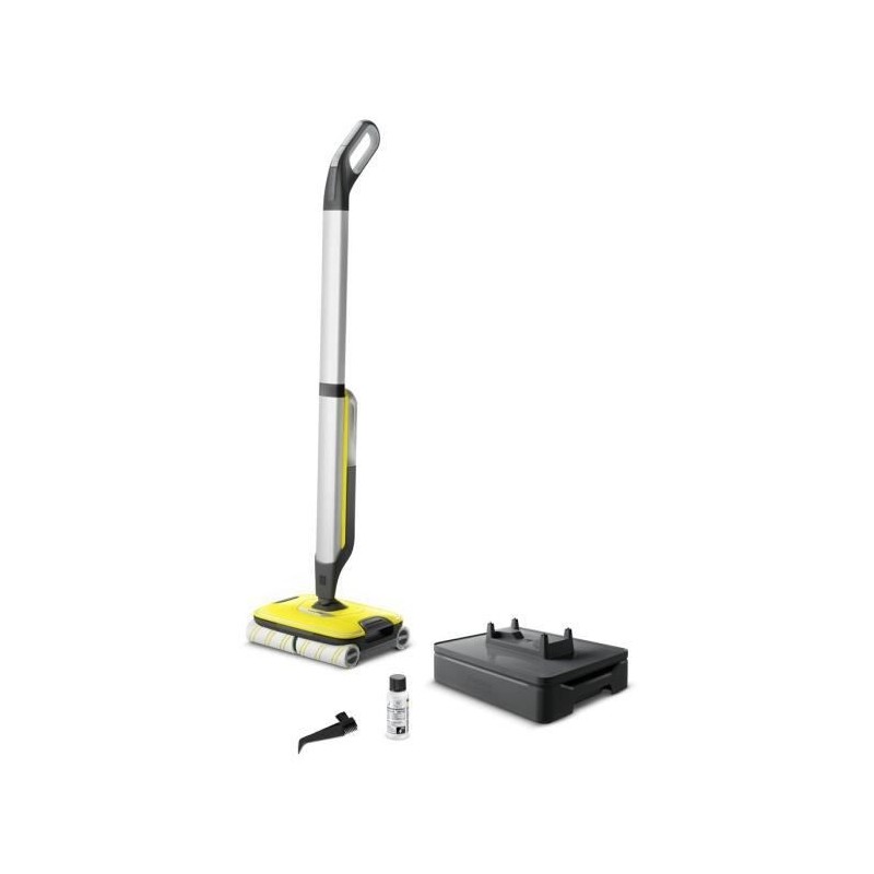 KARCHER Nettoyeur de sols FC 7 sans fil - 3 modes de Nettoyage - Position Parking - Auto-Nettoyage Des Rouleaux - Autonomie 45 m