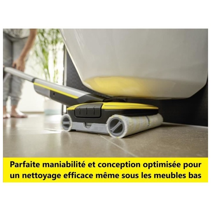 KARCHER Nettoyeur de sols FC 7 sans fil - 3 modes de Nettoyage - Posit