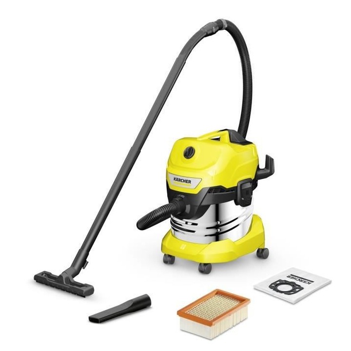 Aspirateur eau et poussiere KARCHER WD 4 S V-20/5/22 - Cuve inox 20 L