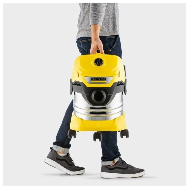 Aspirateur eau et poussiere KARCHER WD 4 S V-20/5/22 - Cuve inox 20 L