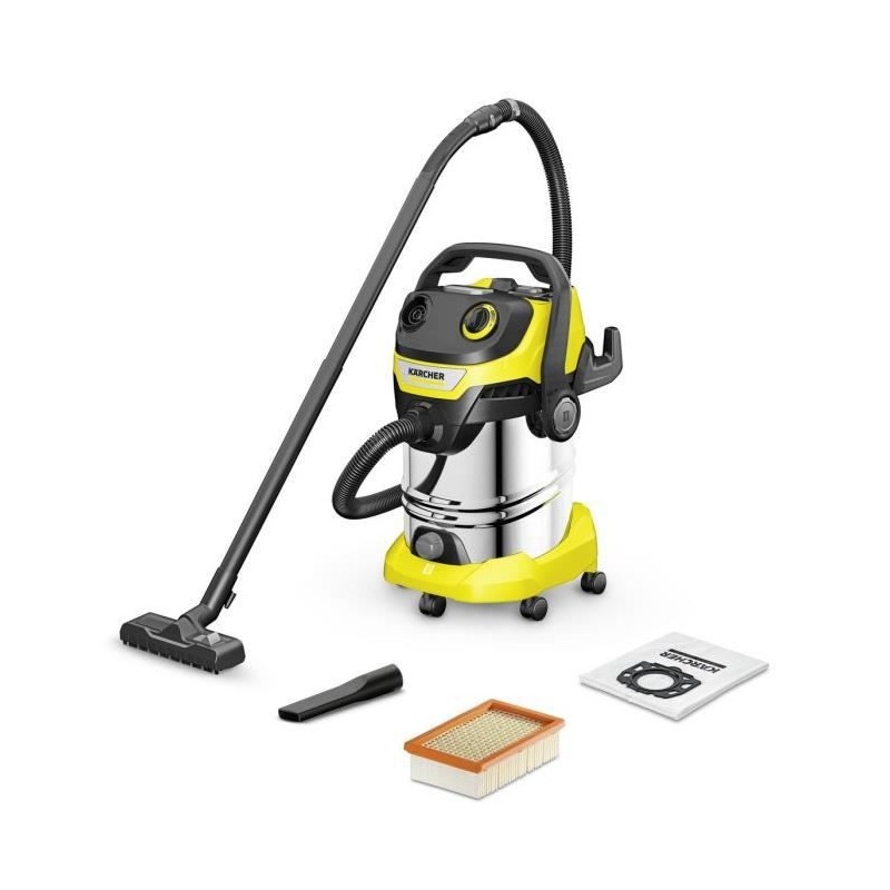 Aspirateur eau et poussiere KARCHER WD 5 S V-30/5/22 - Cuve inox 30 L - 1100W (Fonction soufflerie)