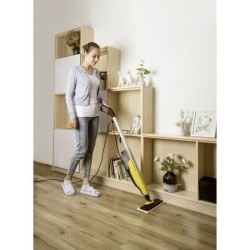 KARCHER SC2 Upright Easyfix - Balai Nettoyeur Vapeur autonomie illimitée - 1600 w - Elimine jusqu'a 99.99 % des virus et bacté