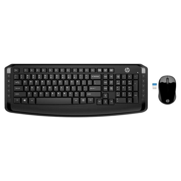 Clavier et souris sans fil 300 HP FR