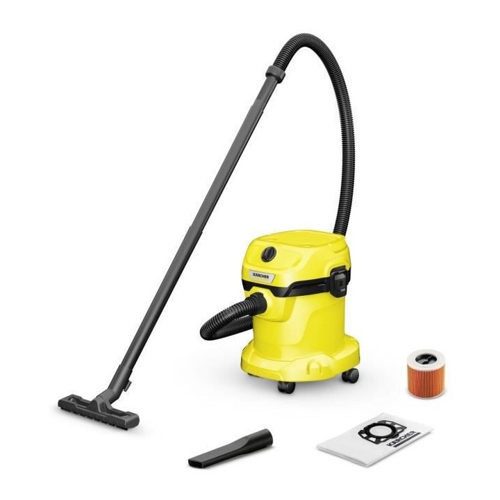Aspirateur eau et poussiere KARCHER WD 2 Plus V-15/4/18 C - Cuve polyp