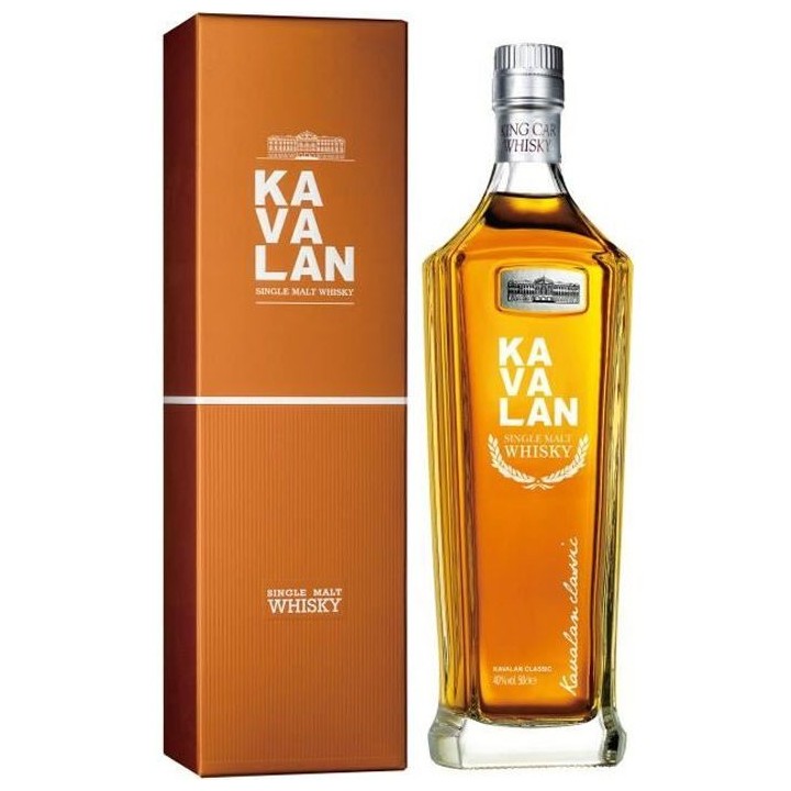 Kavalan Whisky Classic Single Malt - 40%vol - 50 cl avec étui