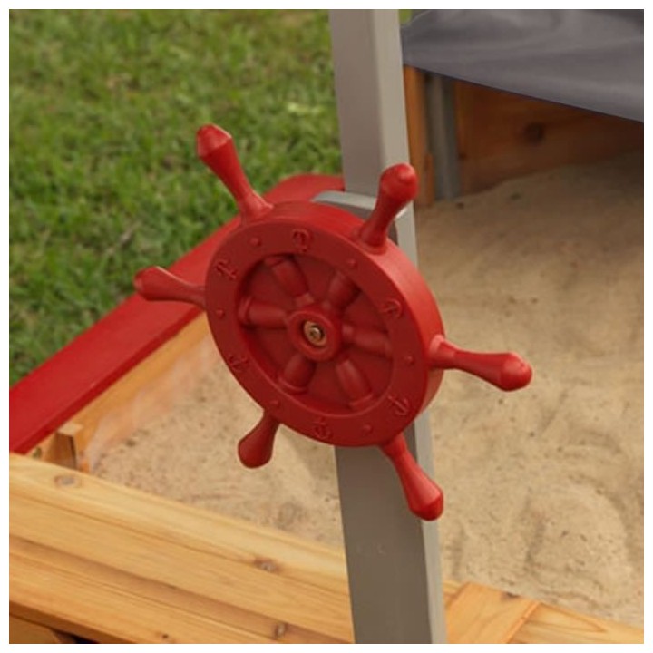 KIDKRAFT - Bac a sable en bois Bateau de pirate