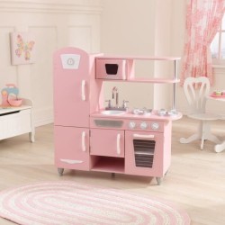 KIDKRAFT - Cuisine enfant 53347 + Accessoires - En bois - Rose Vintage