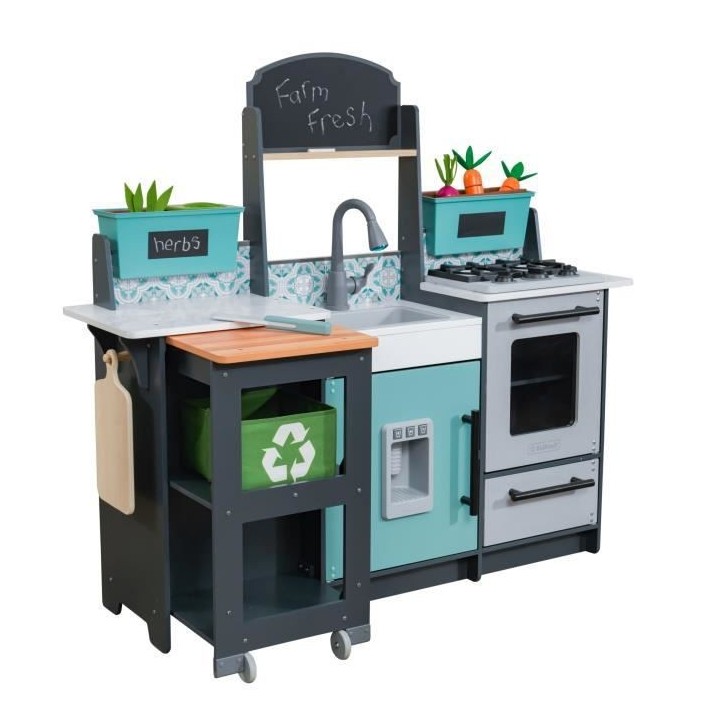 KidKraft - Cuisine pour enfant en bois Garden Gourmet - 53442 - access