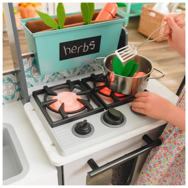 KidKraft - Cuisine pour enfant en bois Garden Gourmet - 53442 - access