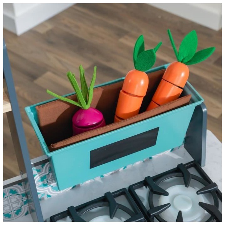 KidKraft - Cuisine pour enfant en bois Garden Gourmet - 53442 - access