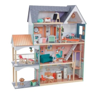 KidKraft - Maison de poupées en bois Dahlia - 65987 - 30 accessoires