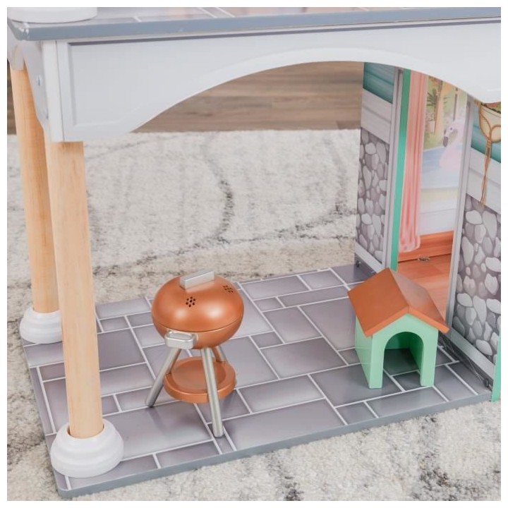 KidKraft - Maison de poupées en bois Dahlia - 65987 - 30 accessoires
