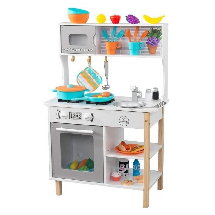 KIDKRAFT - Cuisine enfant All Time Play en bois + 39 accessoires - Bla