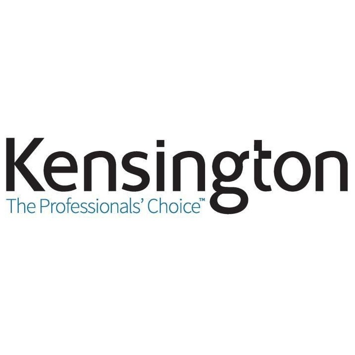 Kensington, Tapis de souris avec repose-poignet, Duo gel, Noir et bleu