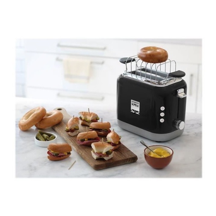 KENWOOD TCX751BK Grille-pain kMix - 2 fentes - 900 W - Noir