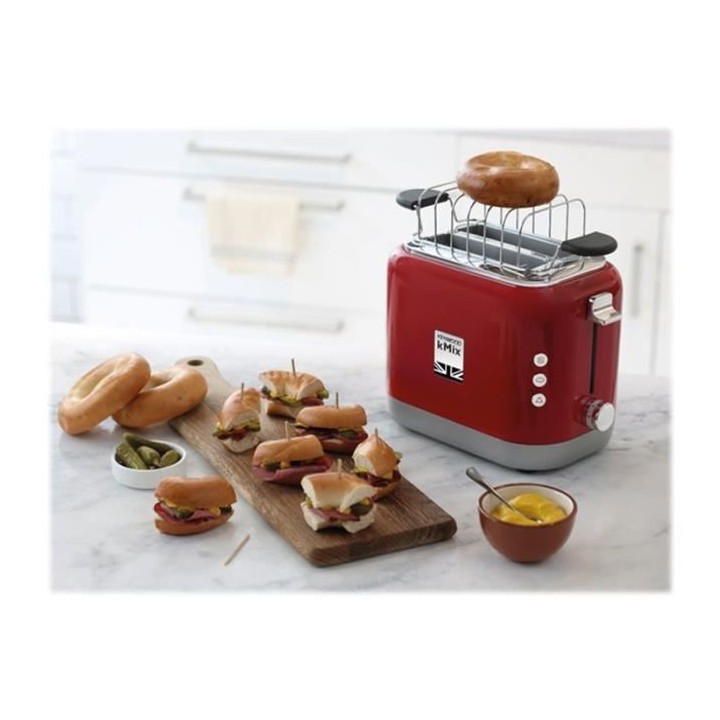 KENWOOD TCX751RD Grille-pain kMix - 2 fentes - 900 W - Rouge