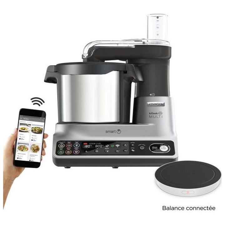 KENWOOD CCL450SI Robot Multifonction Cuiseur 180° - Gris/Noir