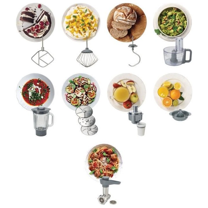 Robot pâtissier Kenwood Prospero + 4 accessoires - KENWOOD KHC29.P0BK