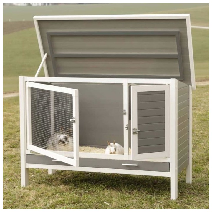 KERBL SAMY - Clapier pour rongeur - 116 x 57 x 82 cm