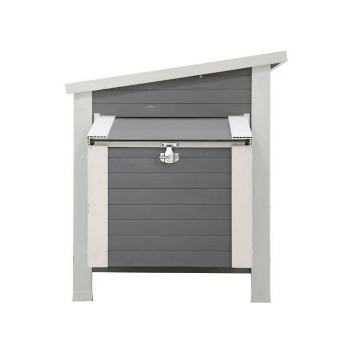 Kerbl Poulailler Barney Plastique 137x73x83 cm Gris et blanc