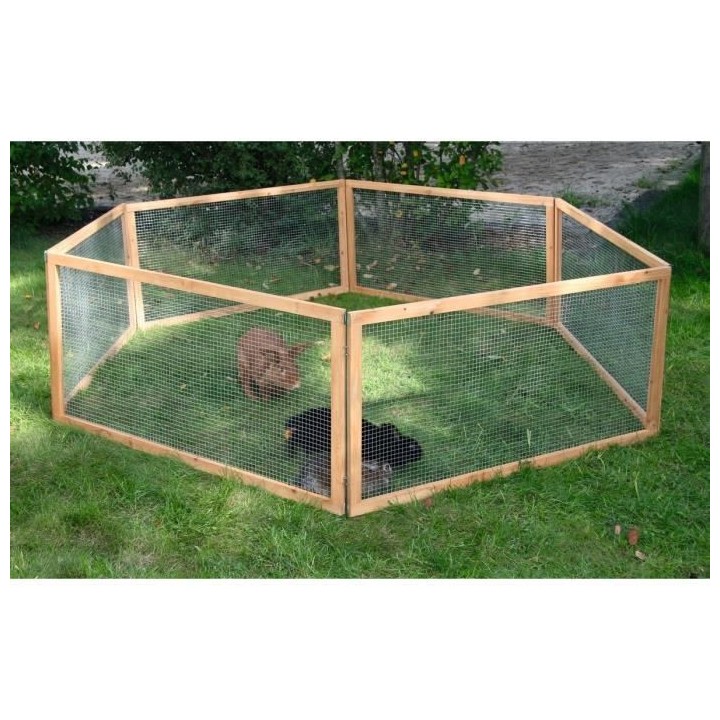 Kerbl Enclos extérieur pour animaux de compagnie Vario Bois 84399