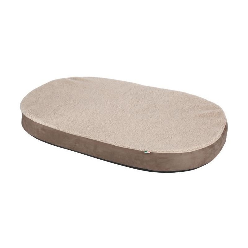 Kerbl Matelas en mousse a mémoire de forme 100x65 cm Beige et gris 80333