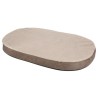 Kerbl Matelas en mousse a mémoire de forme 100x65 cm Beige et gris 80333