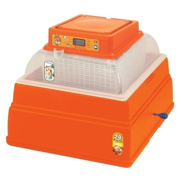 NOVITAL Couveuse Covatutto - 230 V - Ecran digitale - 24 oeufs de poul